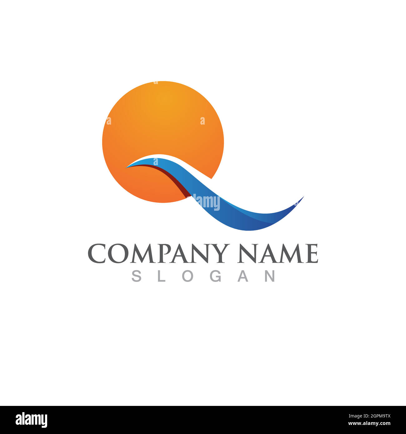 Water wave icon vector Stock Vector