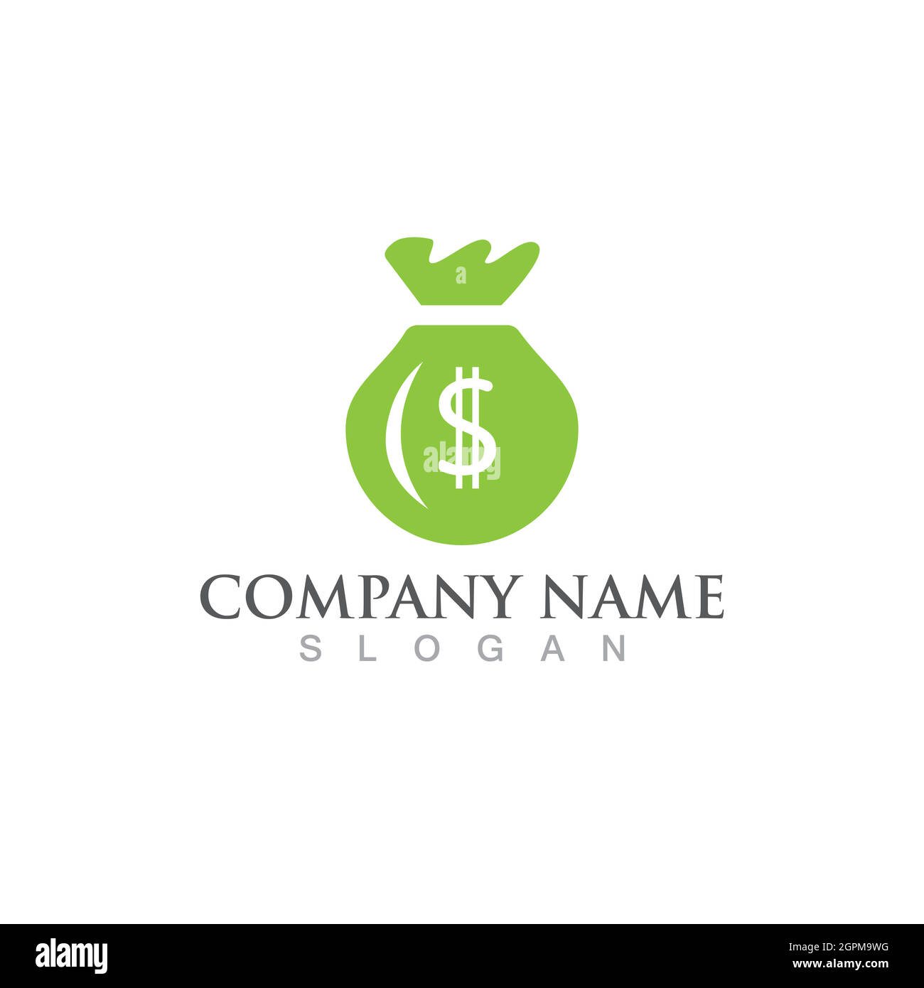 Money Bag icon Template vector Stock Vector