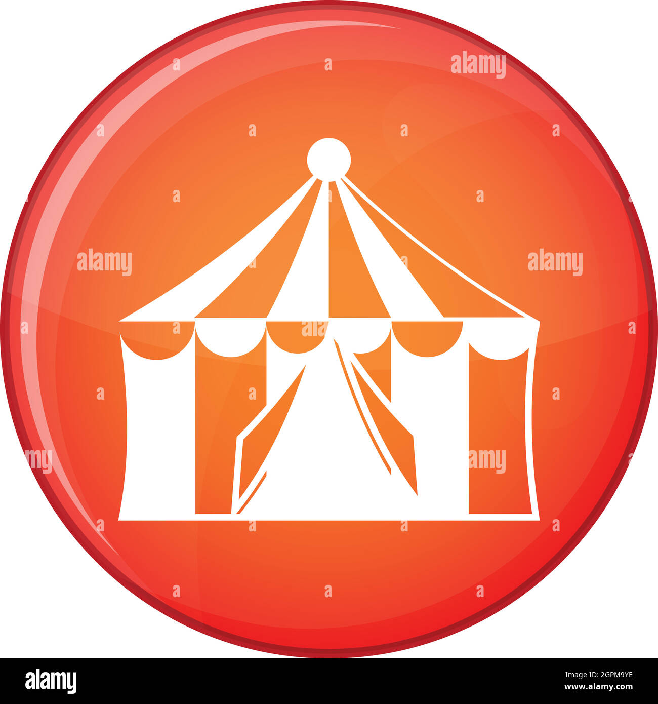 Circus tent icon, flat style Stock Vector Image & Art - Alamy