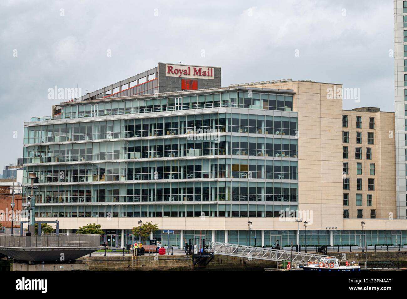 Belfast, N.Ireland- Sept 4, 2021: The Royal Mail office building in Belfast city. Stock Photo