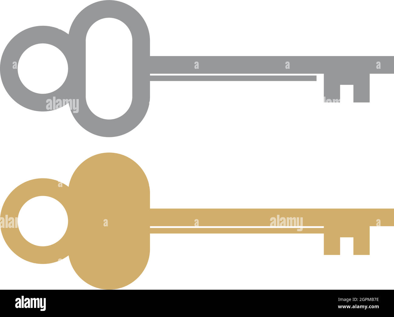 Key logo template vector Stock Vector Images Alamy