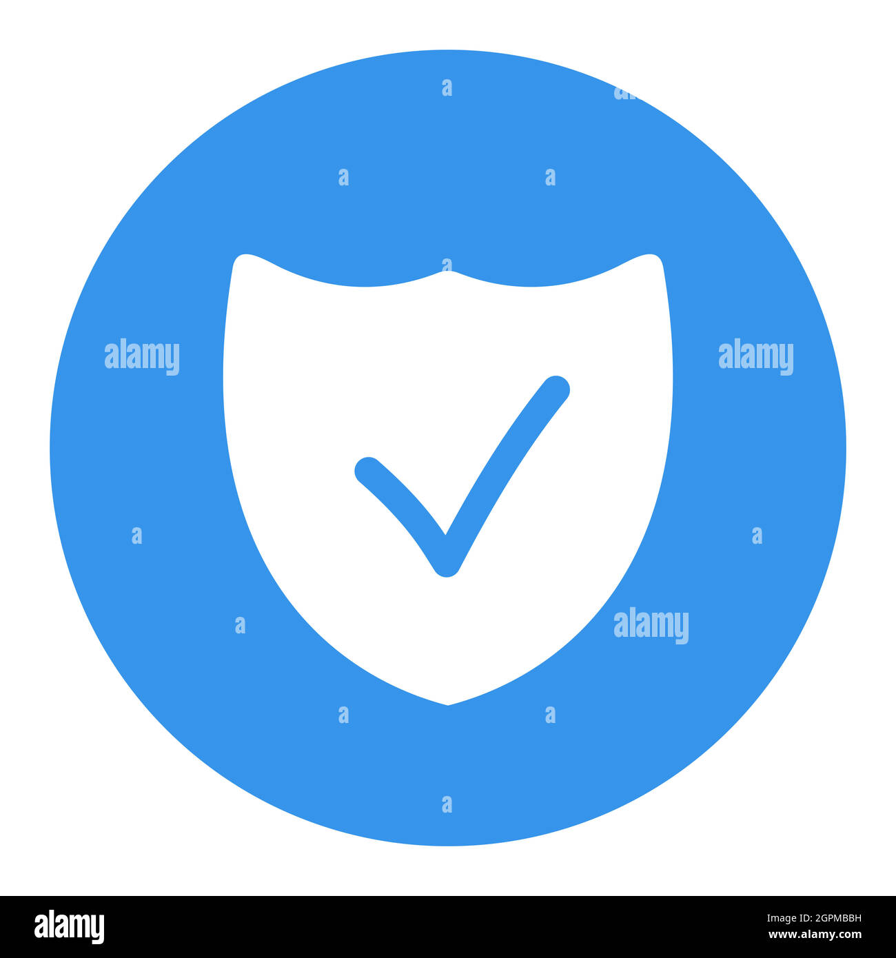 Best protection shield outline white glyph icon vector Stock Vector