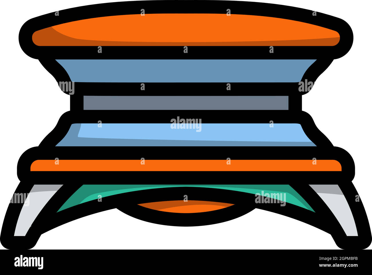 Icon Of Solarium Stock Vector