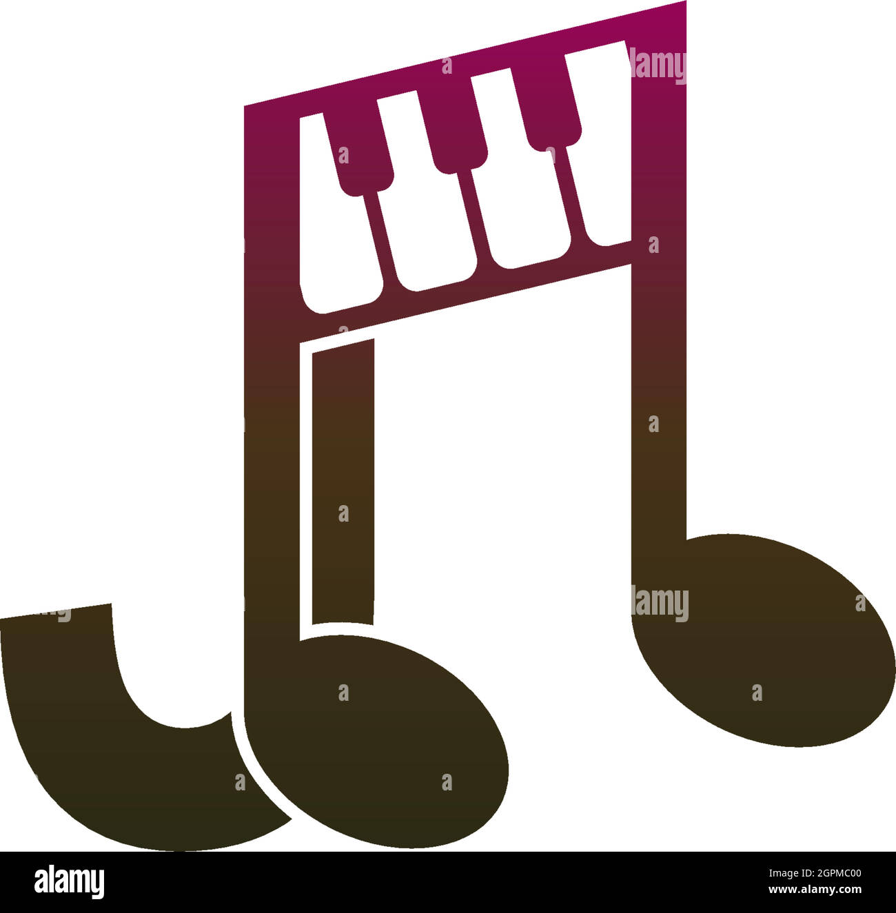 Letter J logo icon with musical note design symbol template Stock ...