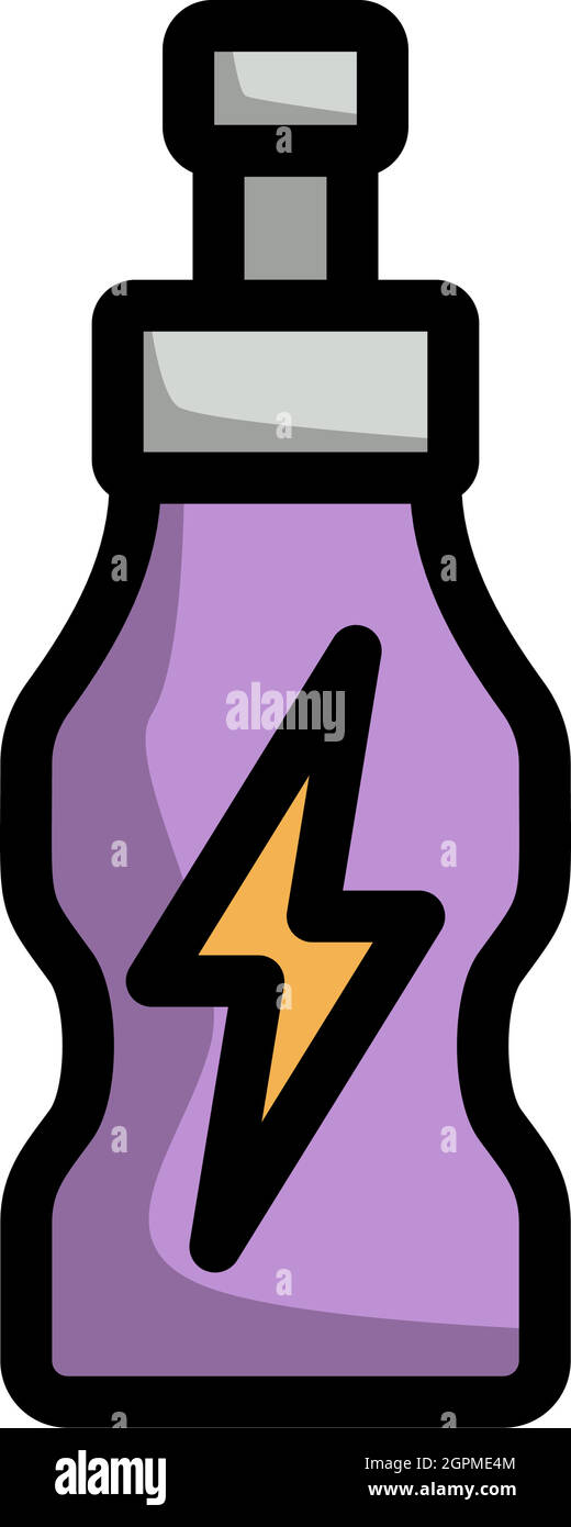 Icon Of Energy Drinks Bottle Stock Vector