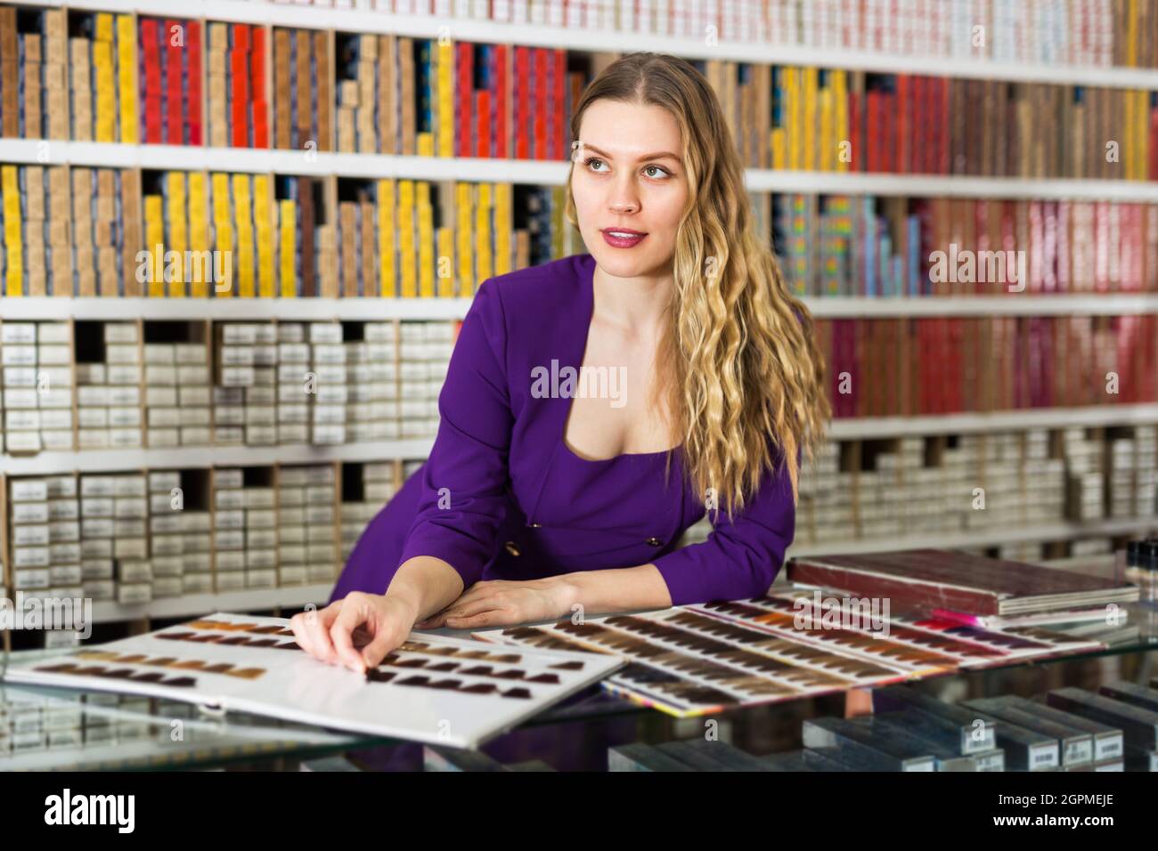 Hair dye color chart hires stock photography and images Alamy
