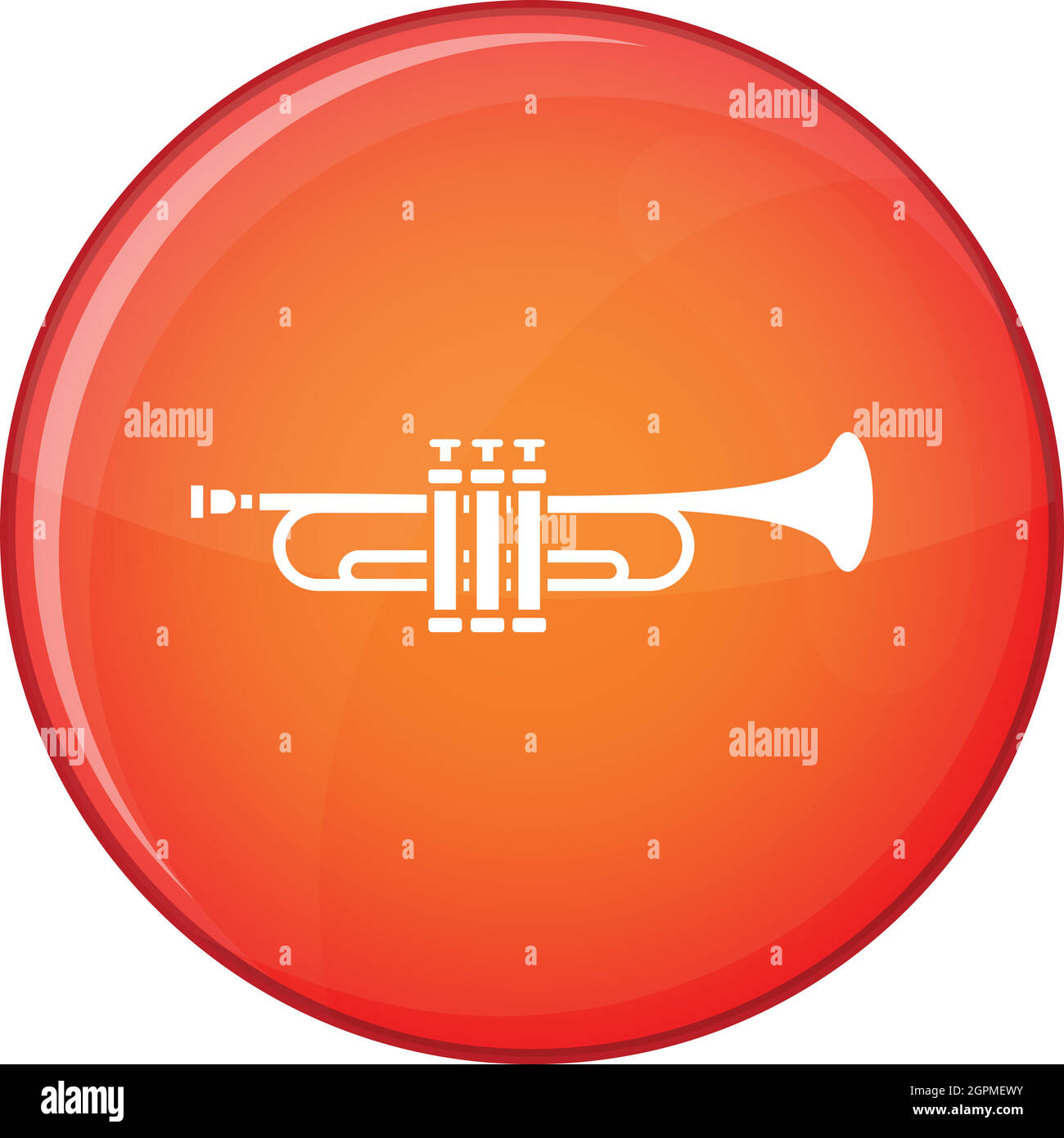 Musical instrument trumpet Stock Vector Images - Alamy