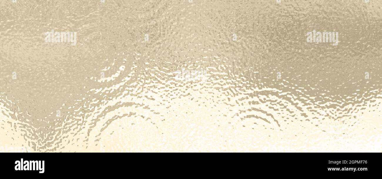 Glass Riplled Surface Golden color transparent matte glass rippled background. Sunlight water ...