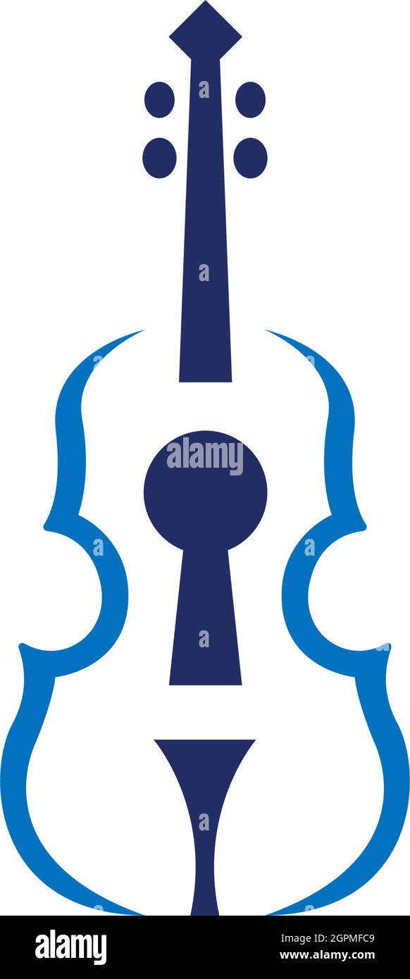Simple key logo icon design vector template Stock Vector