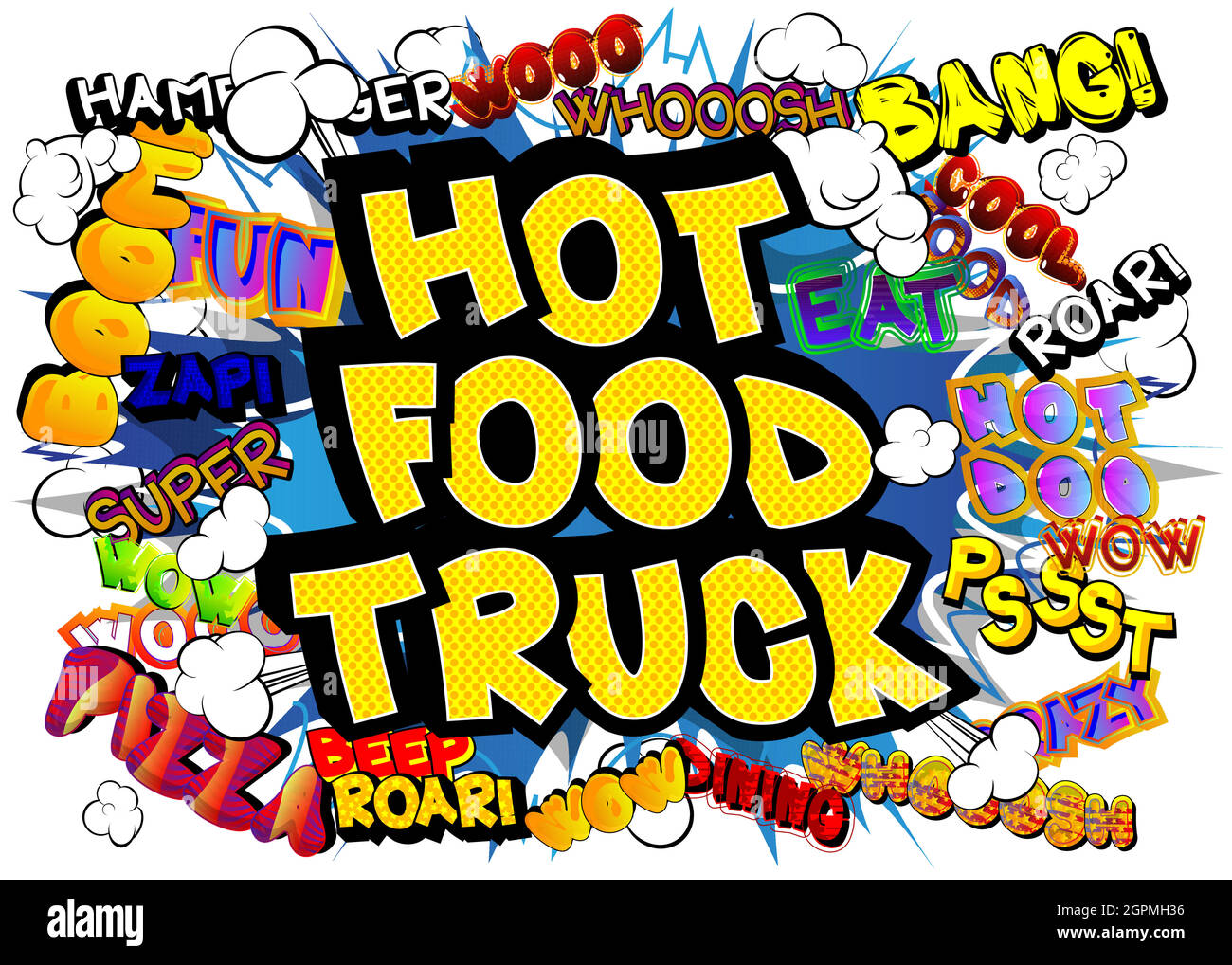 Pizza food truck Cut Out Stock Images & Pictures Alamy
