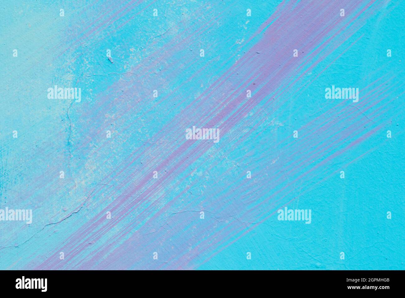 Illustration of blue, white and purple colors paint, abstract and