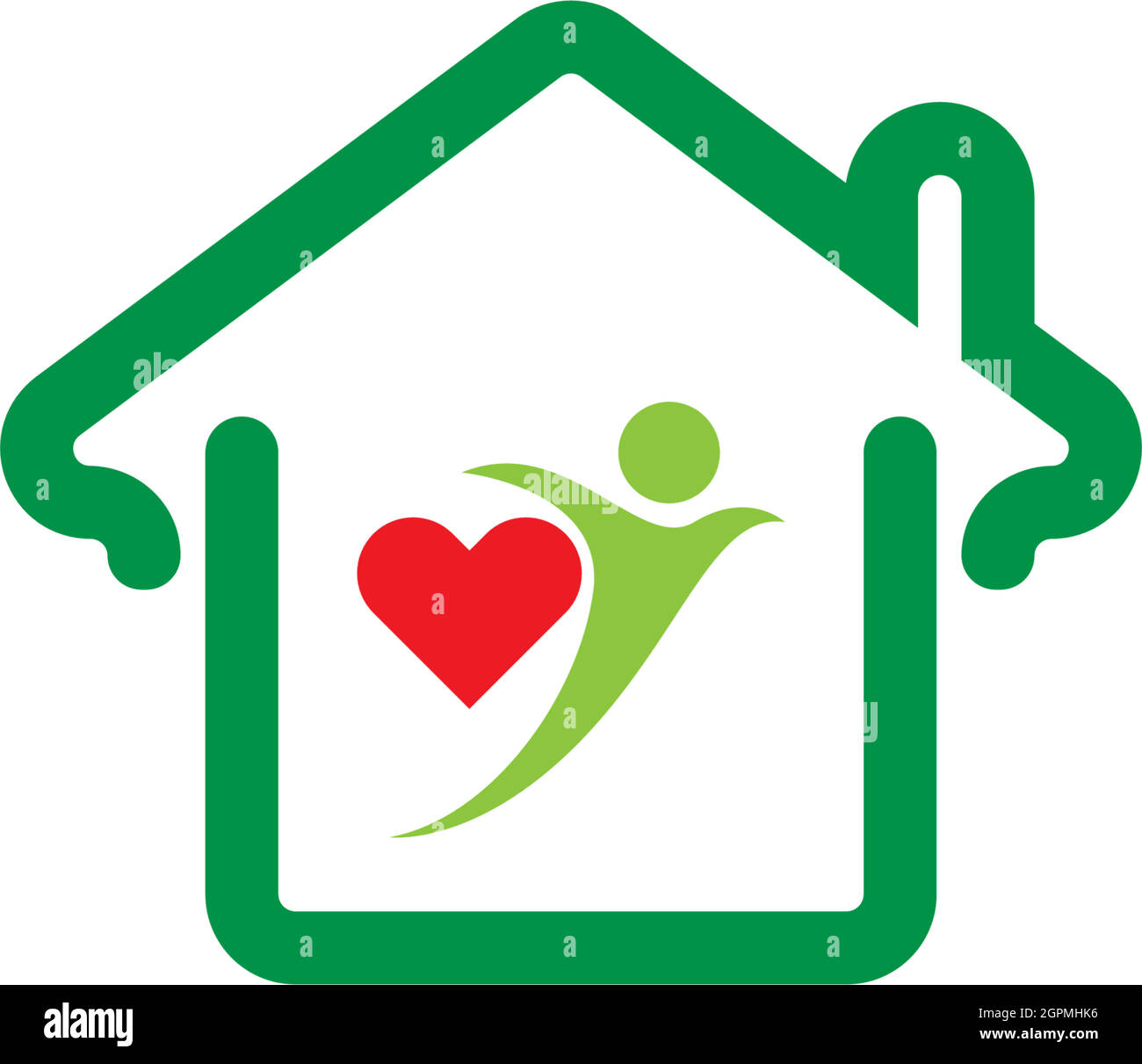 House icon logo simple design template vector Stock Vector Image & Art ...
