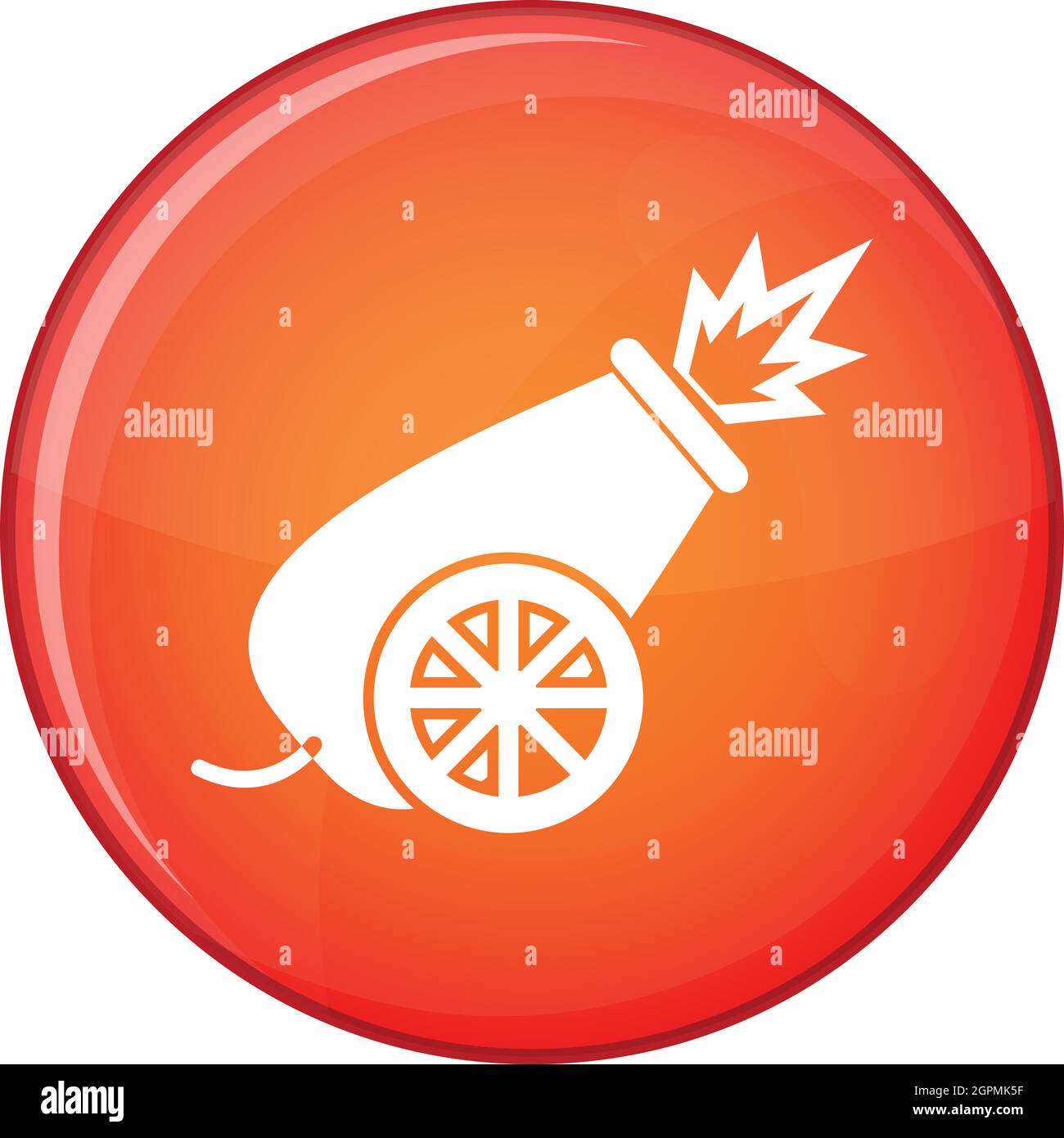 Circus cannon icon, flat style Stock Vector Image & Art - Alamy