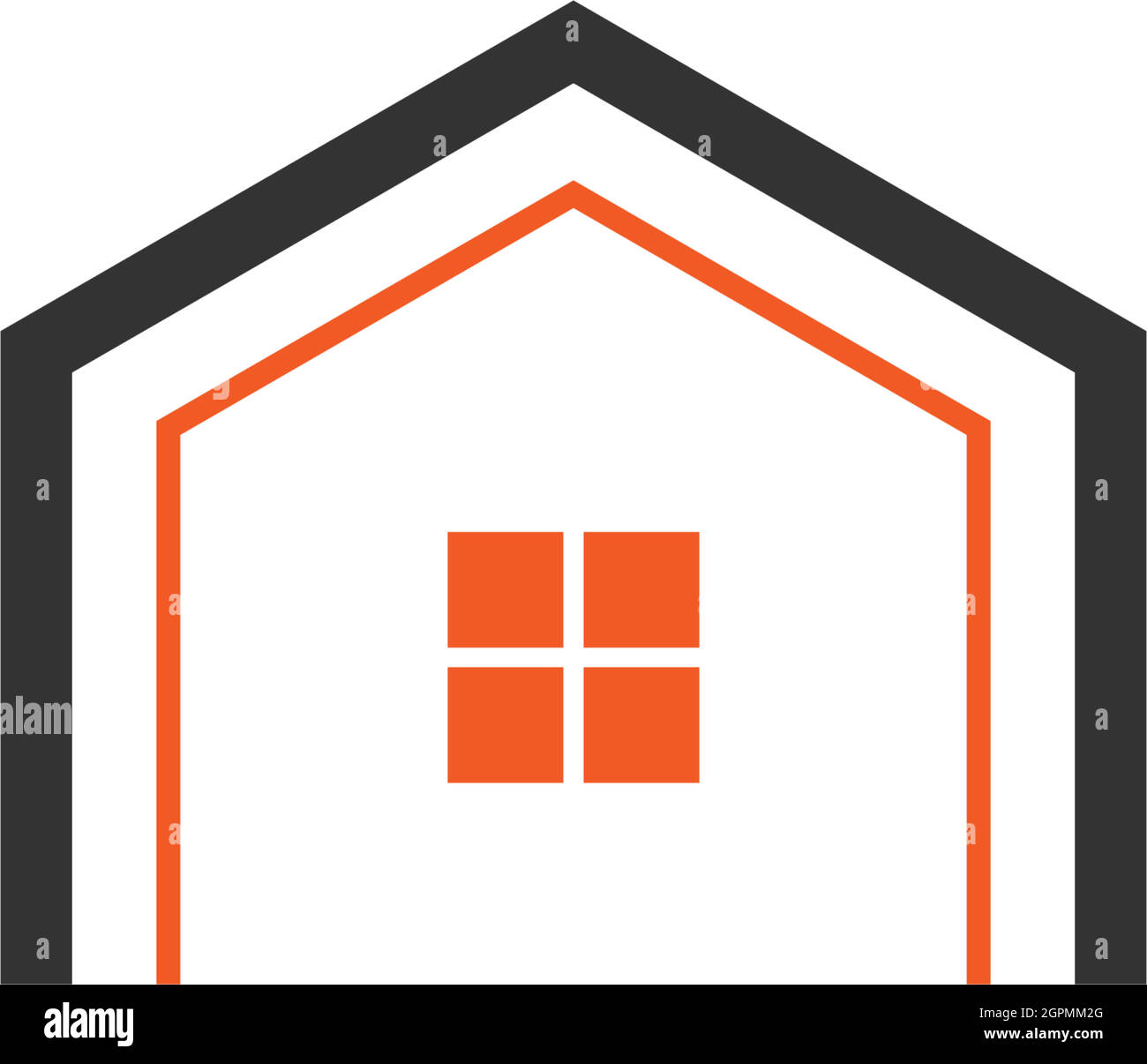 House icon logo simple design template vector Stock Vector
