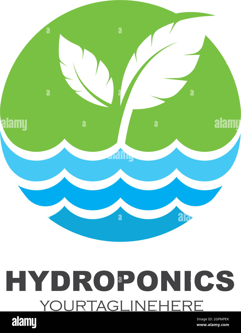 hydroponics logo vector illustration design Stock Vector Image & Art