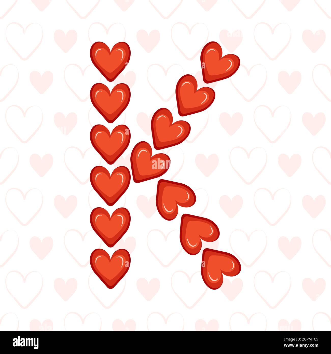 K love Cut Out Stock Images & Pictures - Alamy