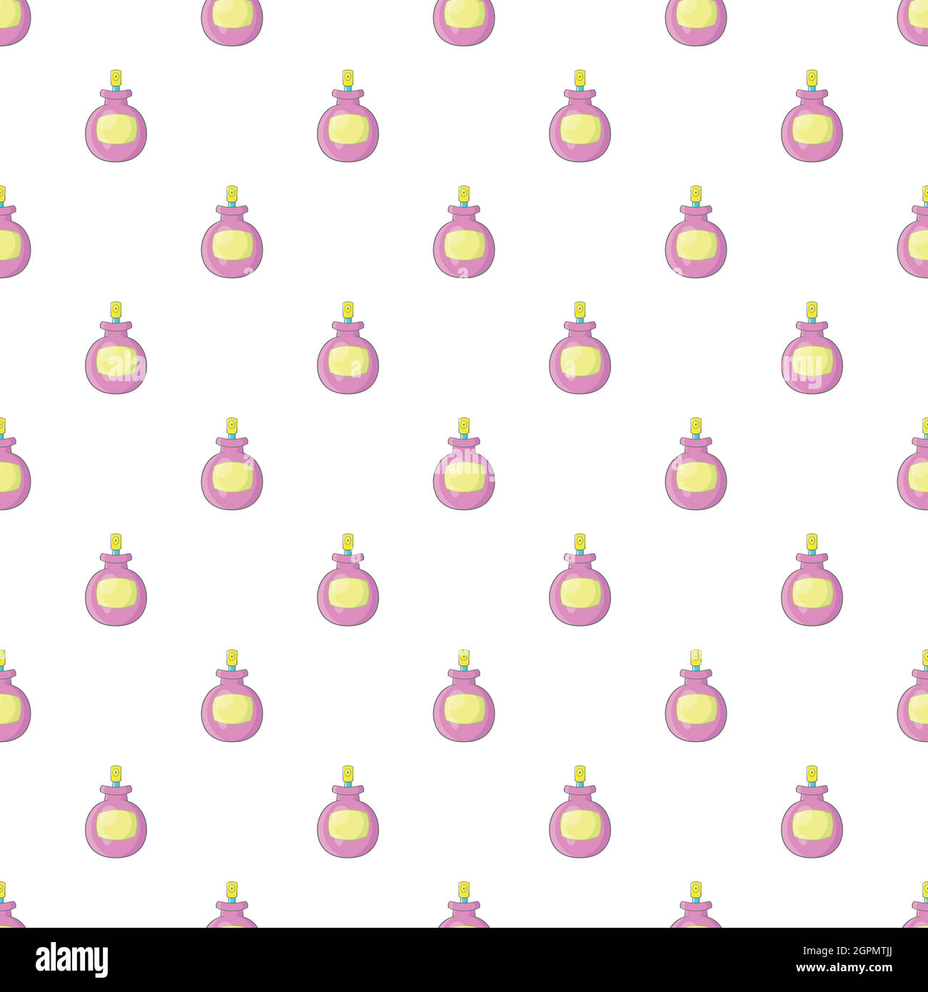Spray bottle pattern, cartoon style Stock Vector