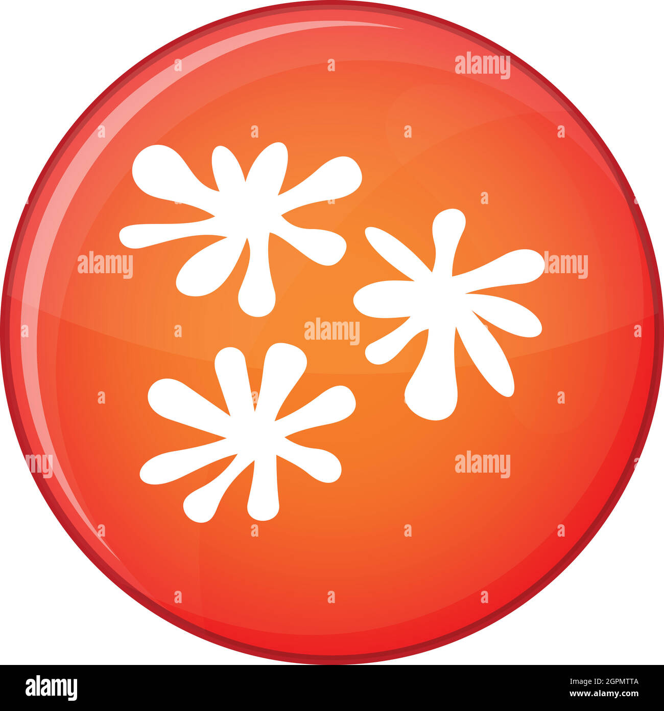 Paintball blob icon, flat style Stock Vector Image & Art - Alamy