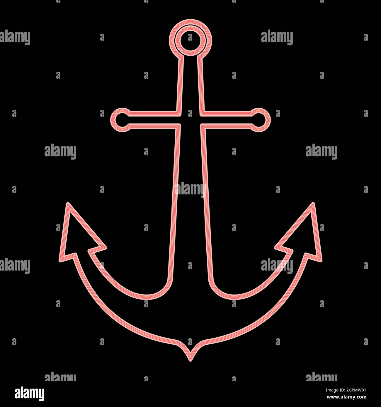 Ground anchor Stock Vector Images - Alamy