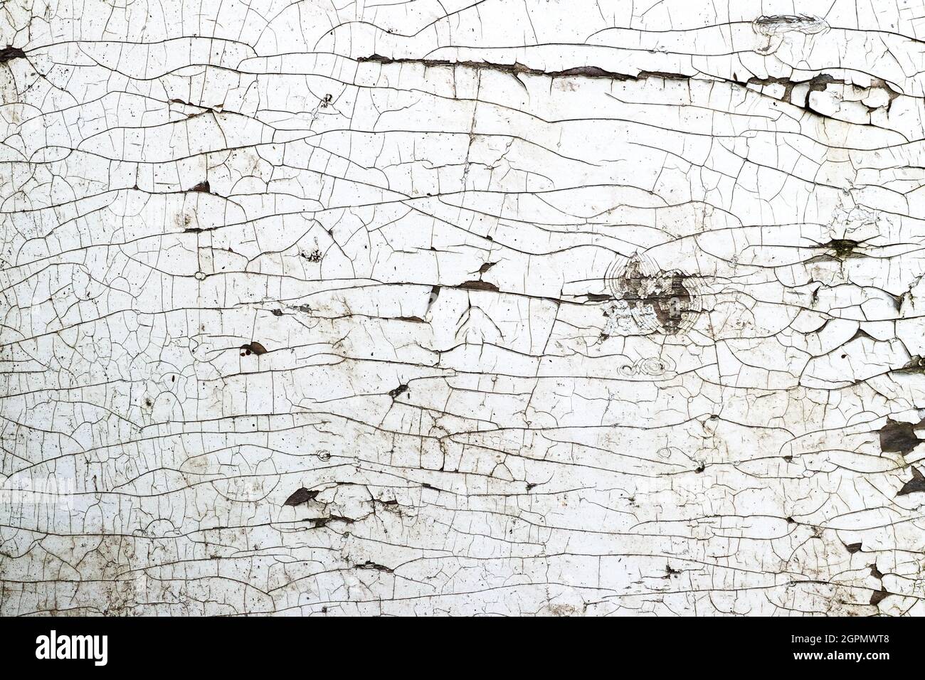 Detail of the fine cracks in the paint, cracked texture Stock Photo
