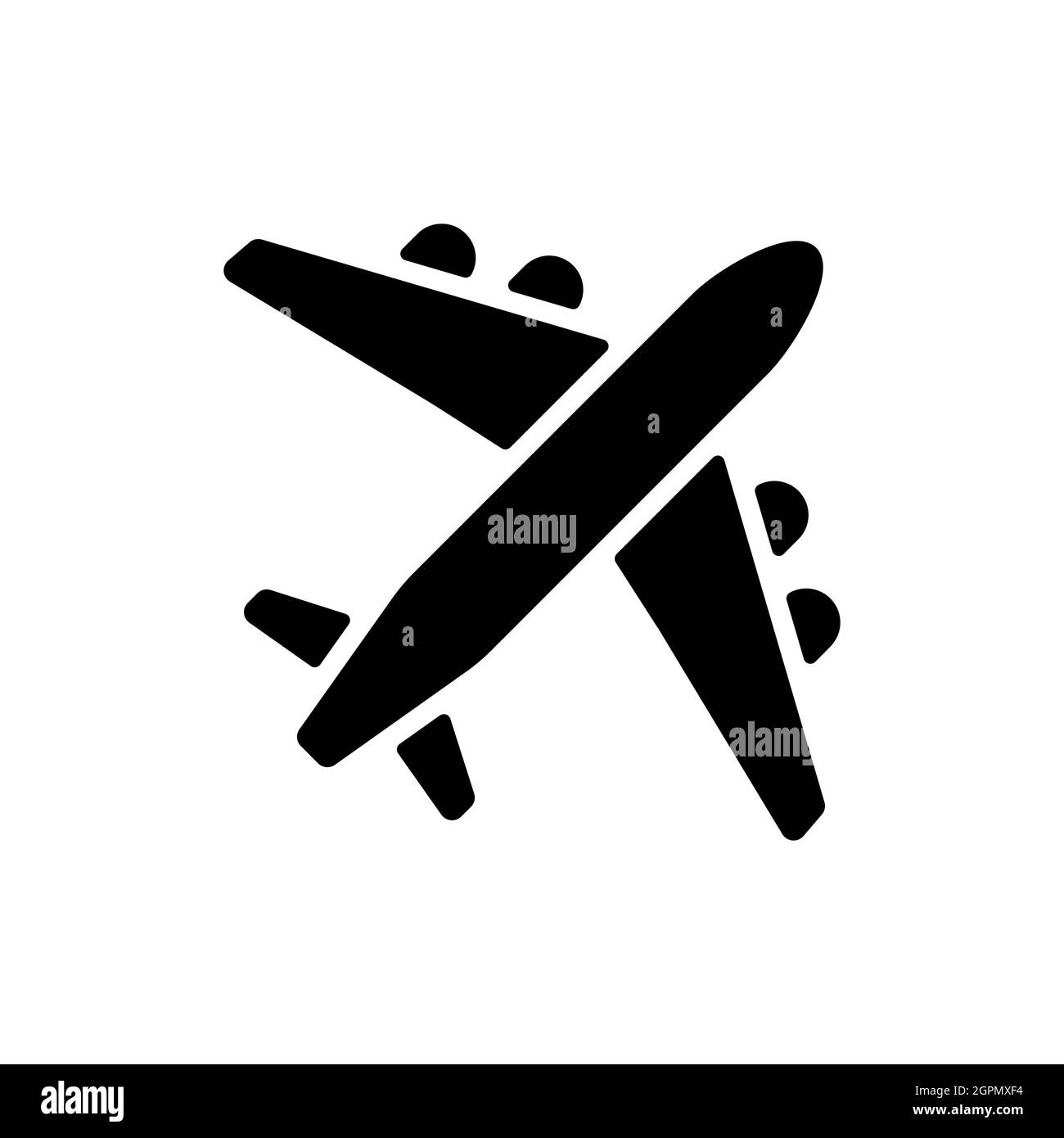 Cargo plane vector icon Cut Out Stock Images & Pictures - Alamy