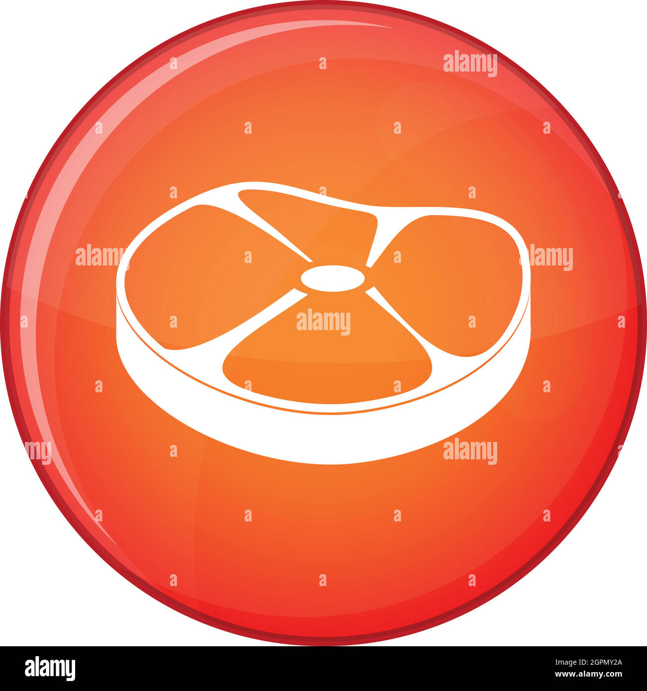 Steak icon, flat style Stock Vector Image & Art - Alamy