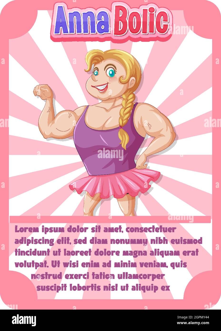 Character game card template with word Anna Bolic illustration Within Playing Card Template Word