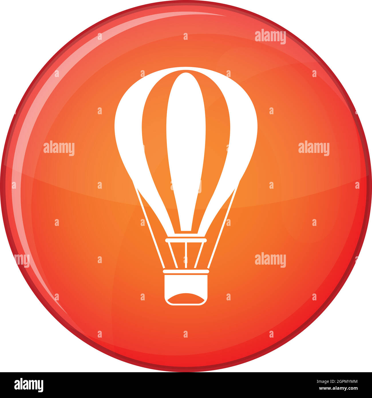 Hot air balloon icon, flat style Stock Vector Image & Art - Alamy