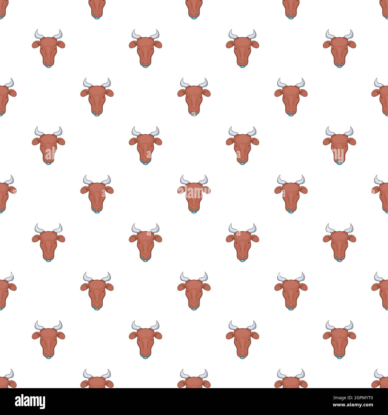 Simple Cartoon Cow Pattern Cow pattern, cartoon style Stock Vector Image & Art - Alamy