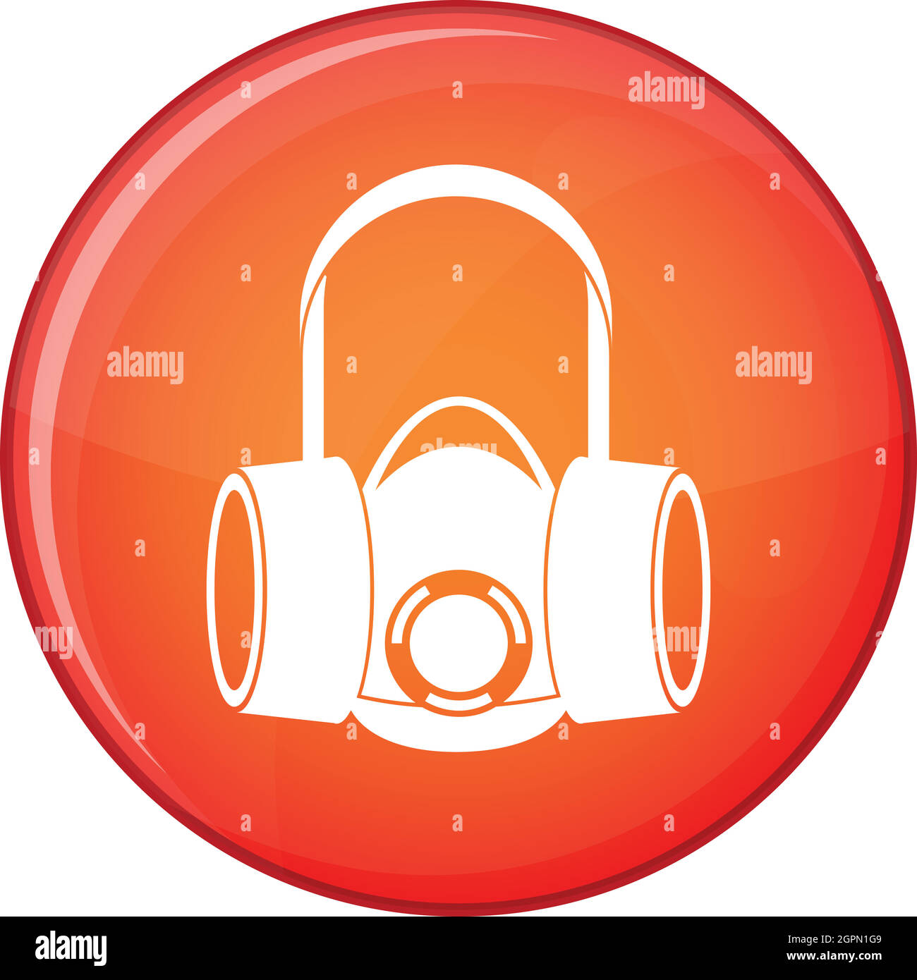 Respirator icon, flat style Stock Vector Image & Art Alamy