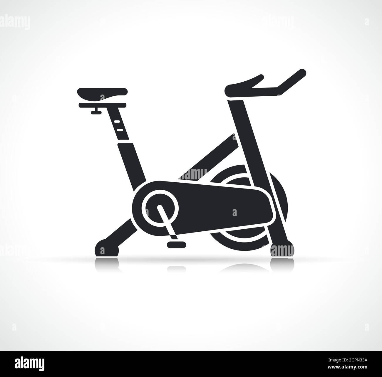 Exercise bike machine icon hi res stock photography and images Alamy