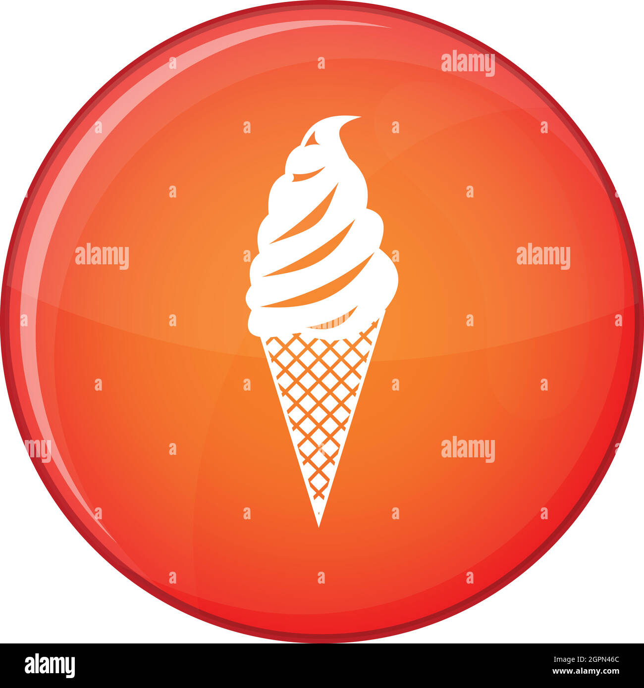 Ice Cream icon, flat style Stock Vector Image & Art - Alamy