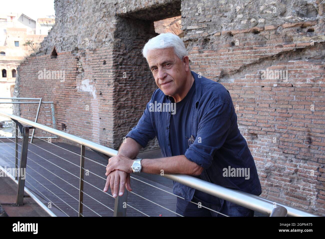 Portrait of Roberto Alajmo 23/07/2021 ©Basso CANNARSA/Opale Stock Photo