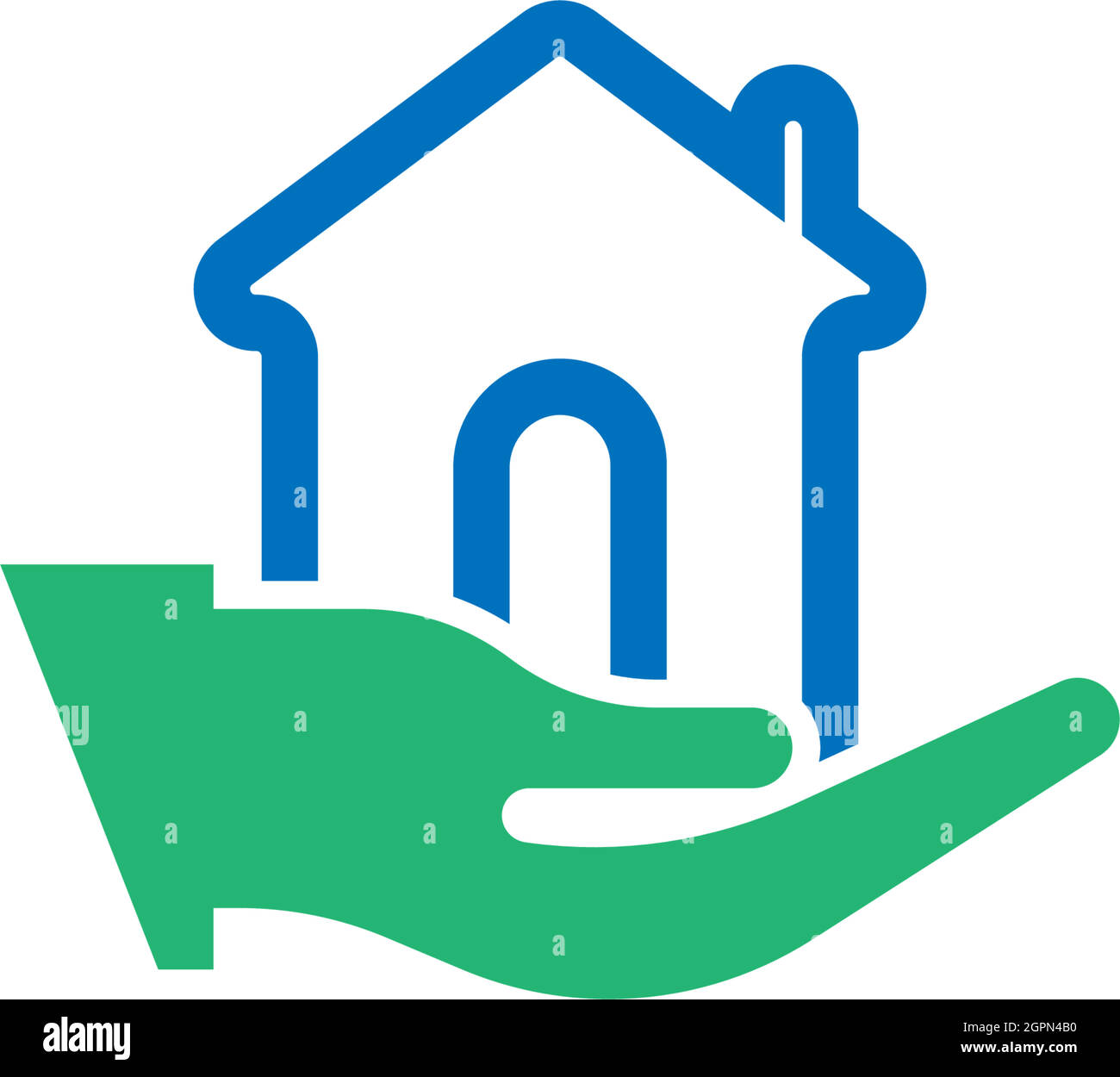House icon logo simple design template vector Stock Vector