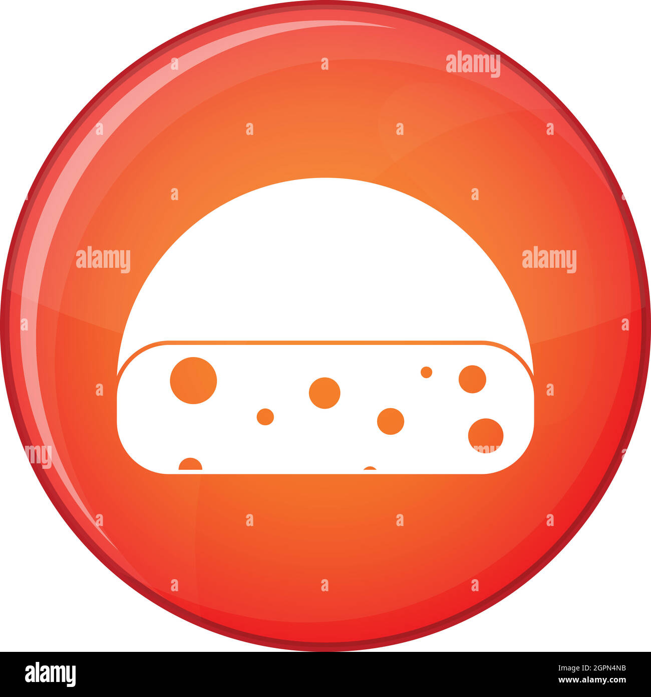Dutch cheese icon, flat style Stock Vector Image & Art - Alamy