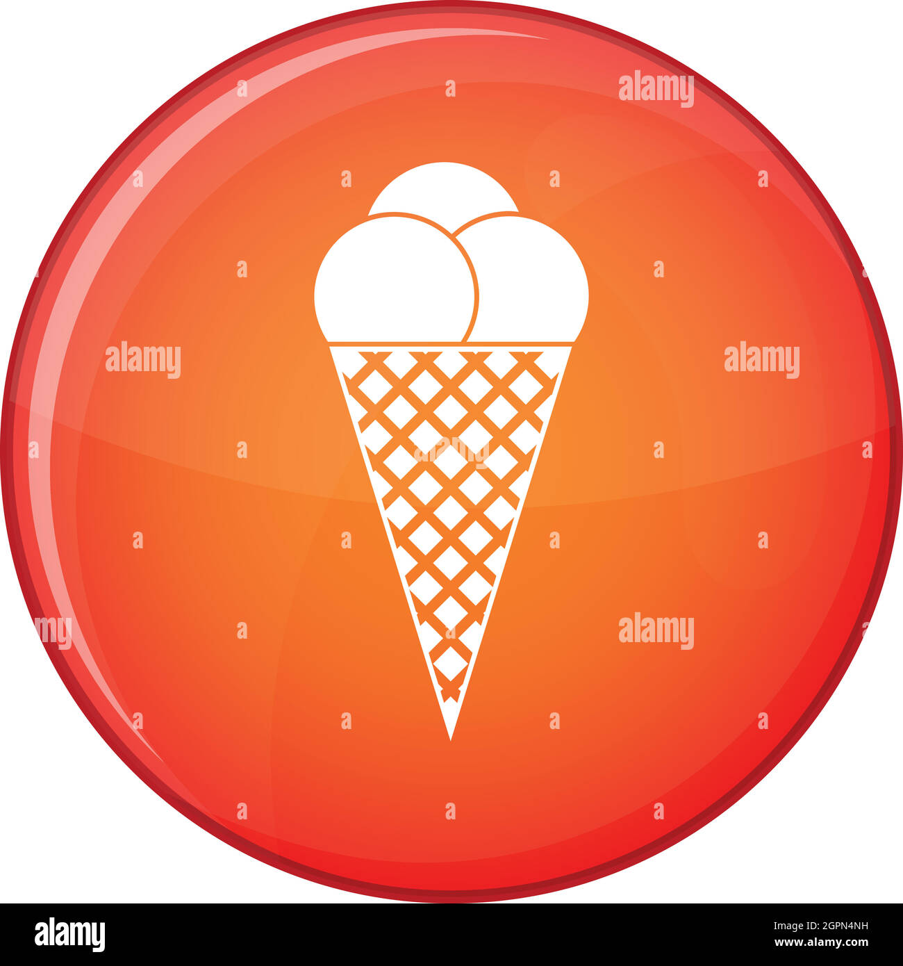 Ice Cream icon, flat style Stock Vector Image & Art - Alamy