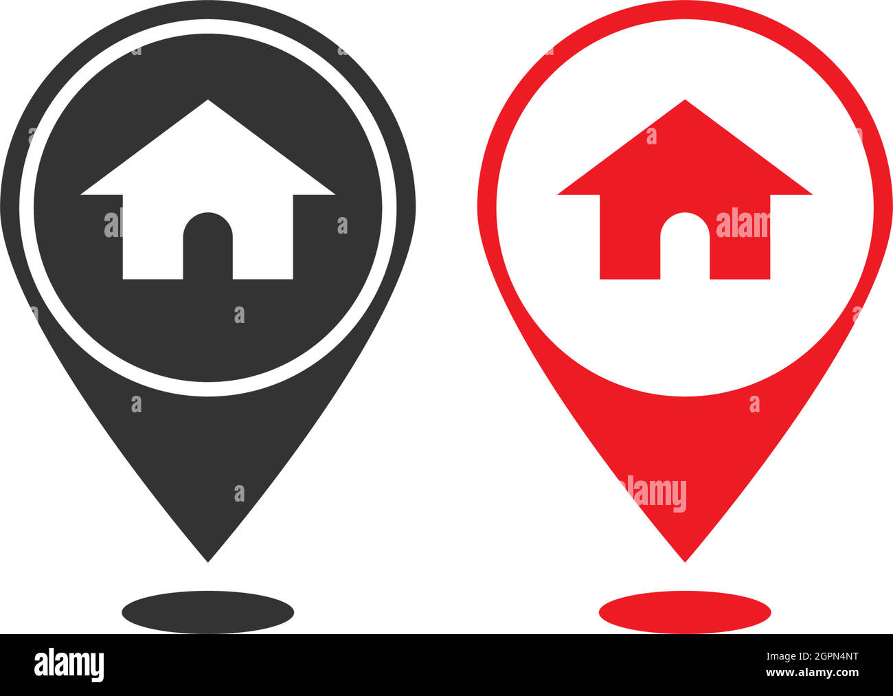 House icon logo simple design template vector Stock Vector Image & Art ...