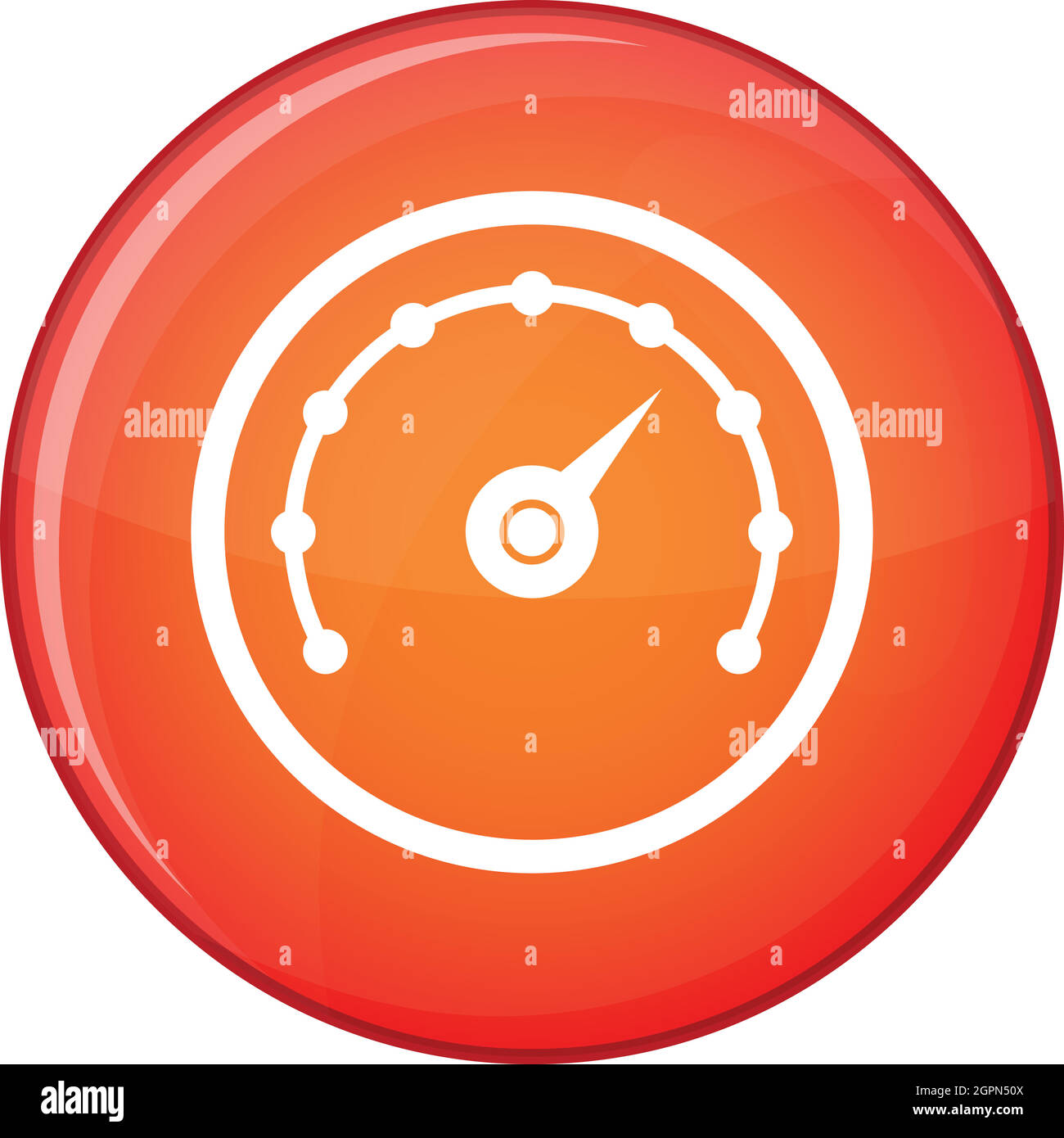 Speedometer icon, flat style Stock Vector Image & Art - Alamy