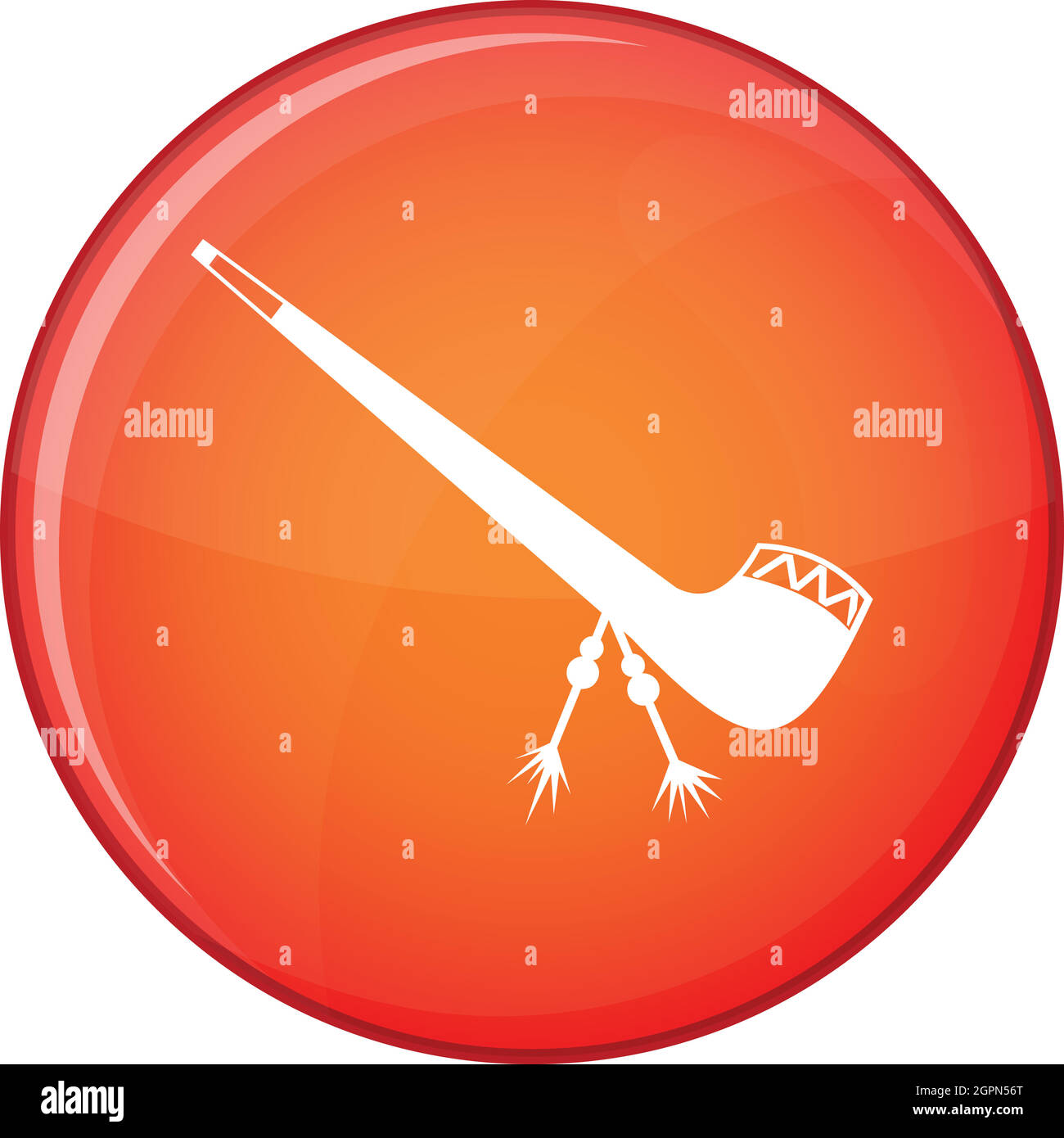 Smoking pipe icon, flat style Stock Vector Image & Art - Alamy
