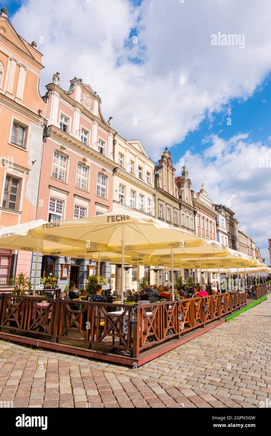Stary Rynek, old town square, Poznan, Poland Stock Photo