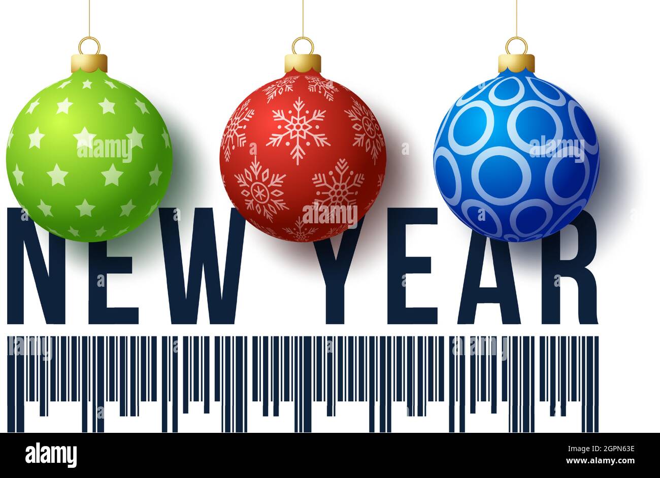 2022 Christmas Sales 2022 New Year Sale. New Year Merry Christmas Card With Bauble. Vector  Illustration In Realistic Style With Xmas Three Ball Stock Vector Image &  Art - Alamy
