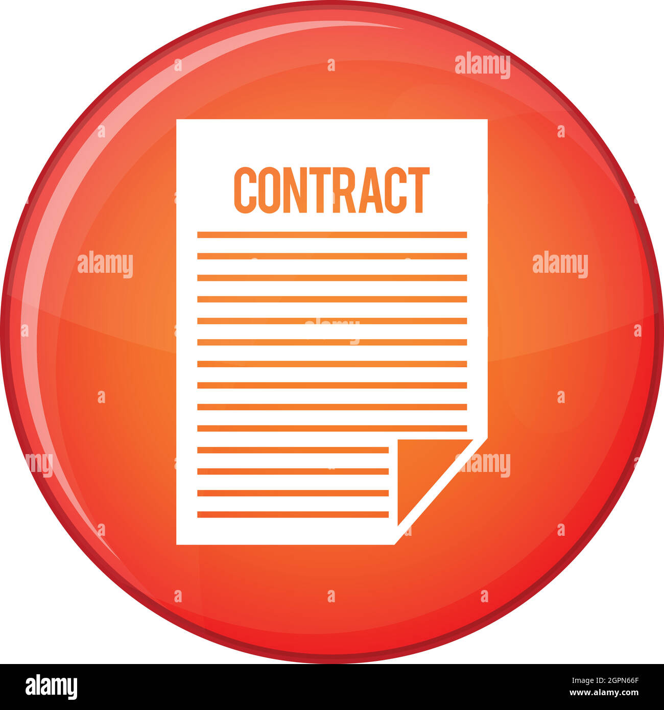 Contract paper icon hi-res stock photography and images - Alamy