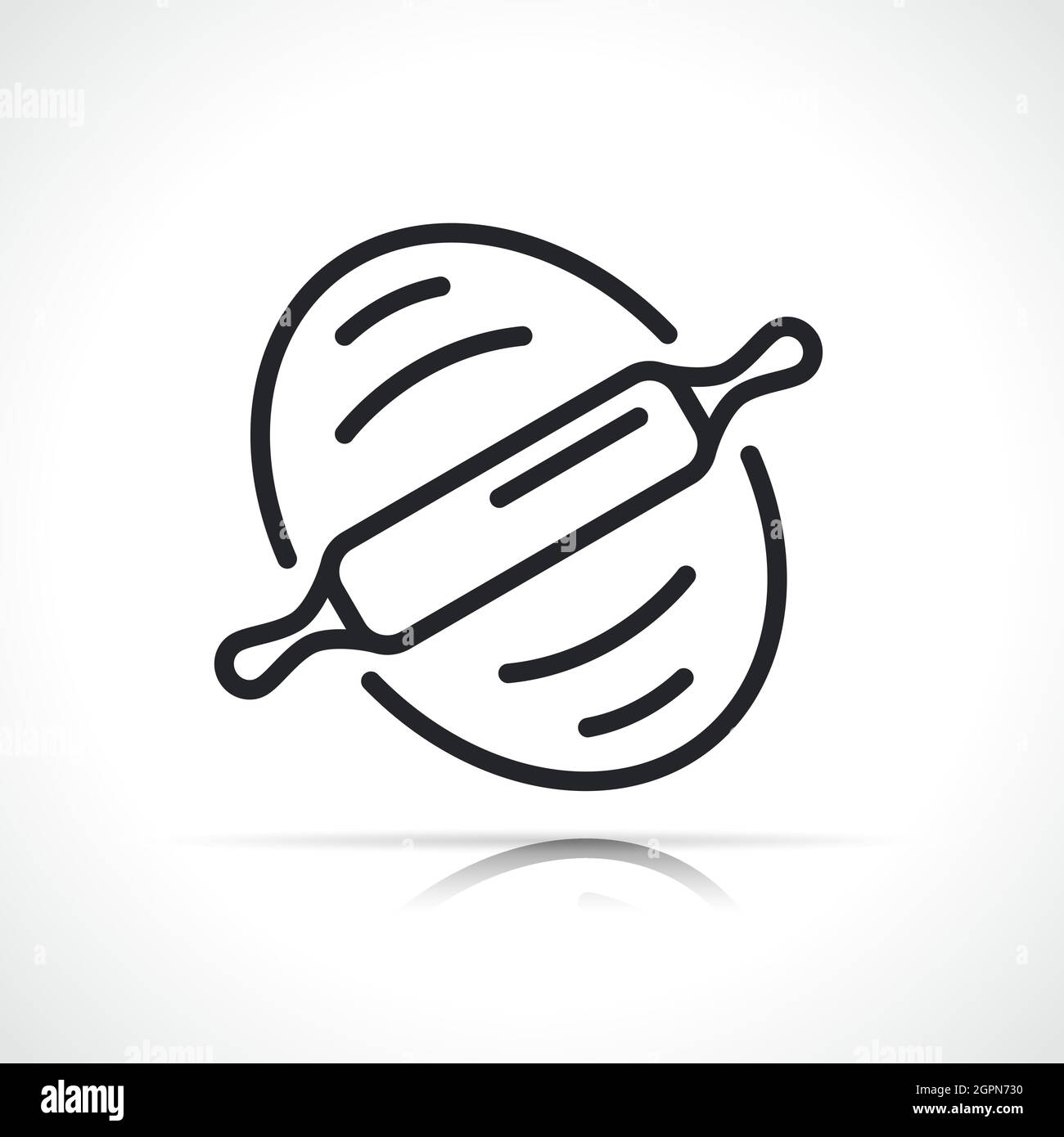 bakery or dough rolling icon Stock Vector Image & Art Alamy
