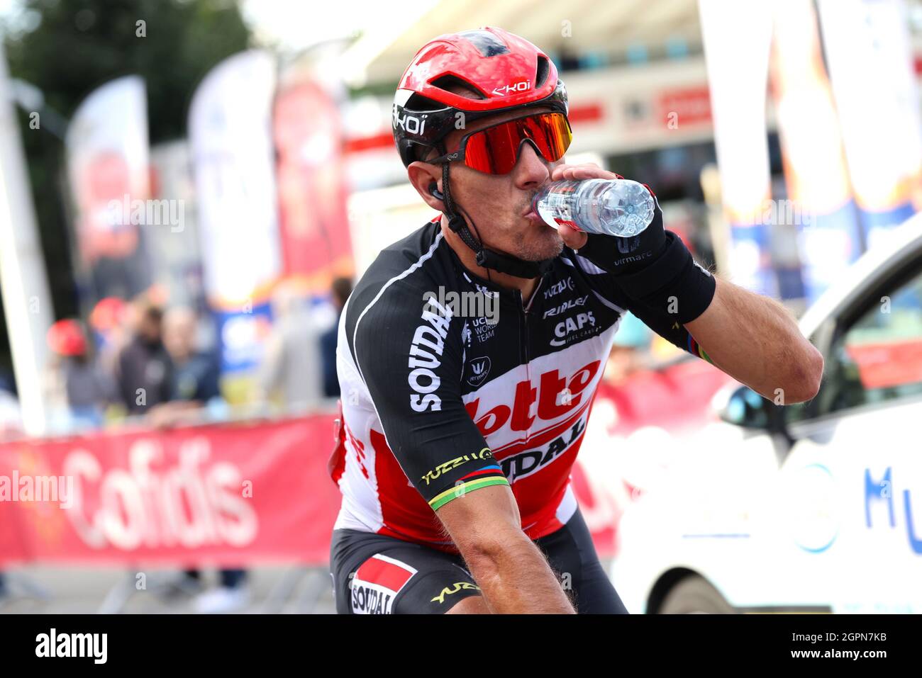 Philippe GILBERT Lotto Soudal during the Eurometropole Tour 2021, UCI  ProSeries Cycling event, La Louvière - Tournai (175 Km) on September 29,  2021 in Belgium - Photo Laurent Sanson / LS Medianord / DPPI Stock Photo -  Alamy