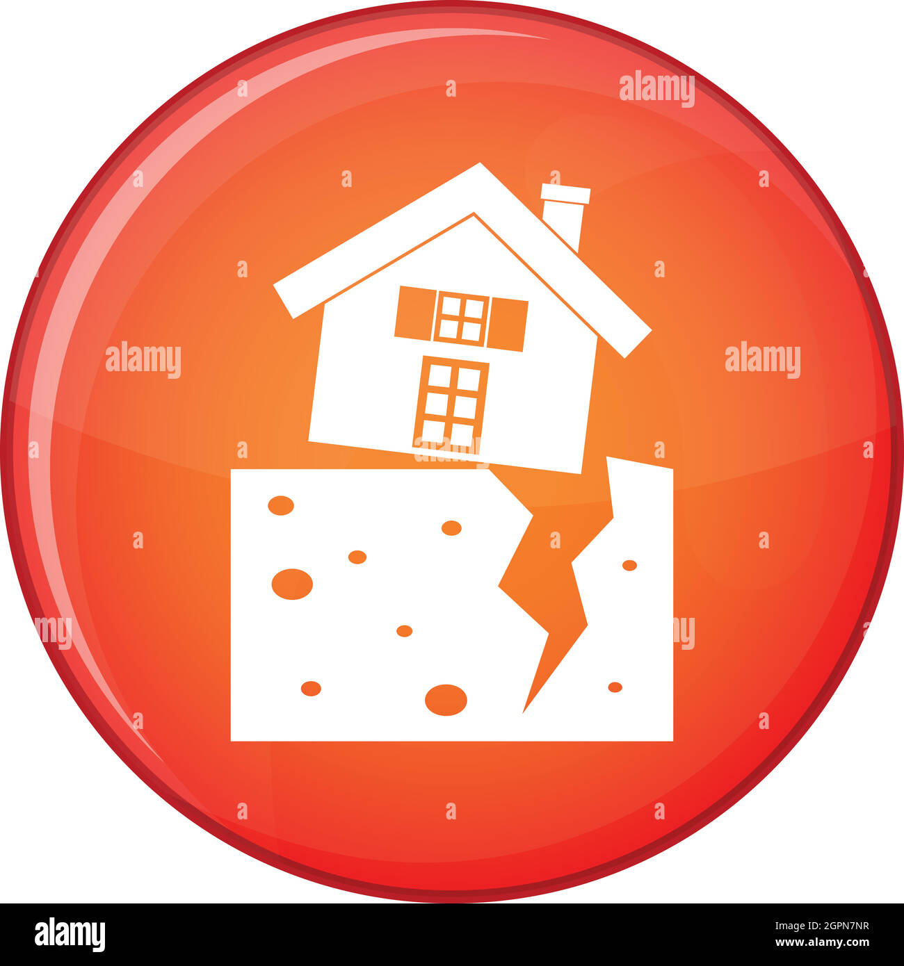 Earthquake city destruction not tsunami Stock Vector Images Alamy