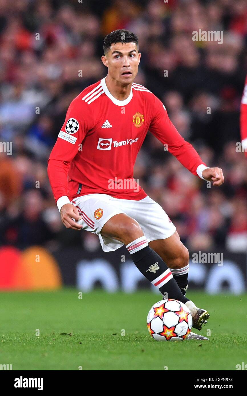 Manchester, United Kingdom, 29th September 2021. Manchester United's Cristiano Ronaldo. Credit: Anthony Devlin/Alamy Live News Stock Photo