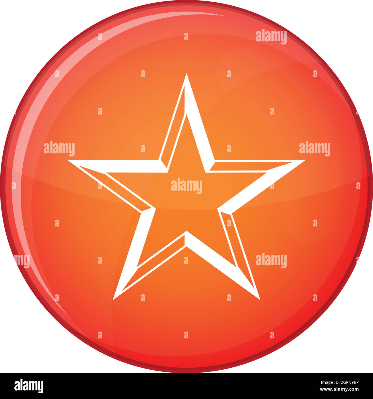 Star icon, flat style Stock Vector Image & Art - Alamy