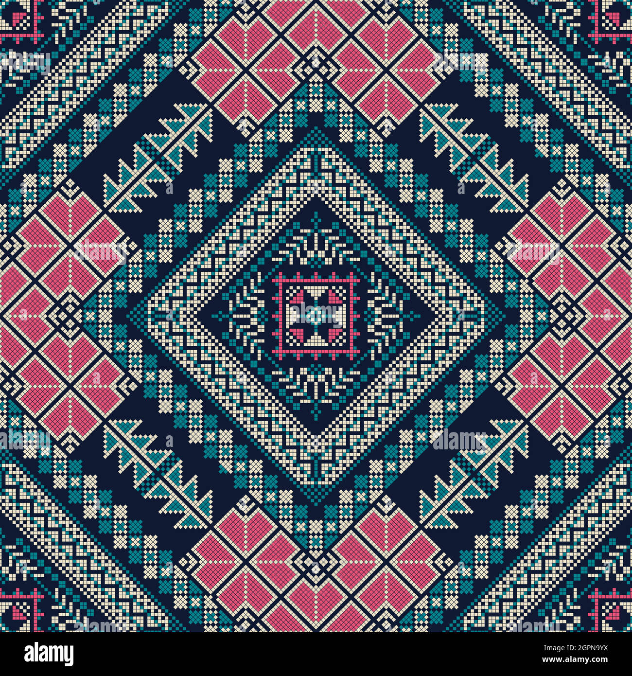 Palestinian Pattern Print Palestinian embroidery pattern Stock Vector Image & Art - Alamy