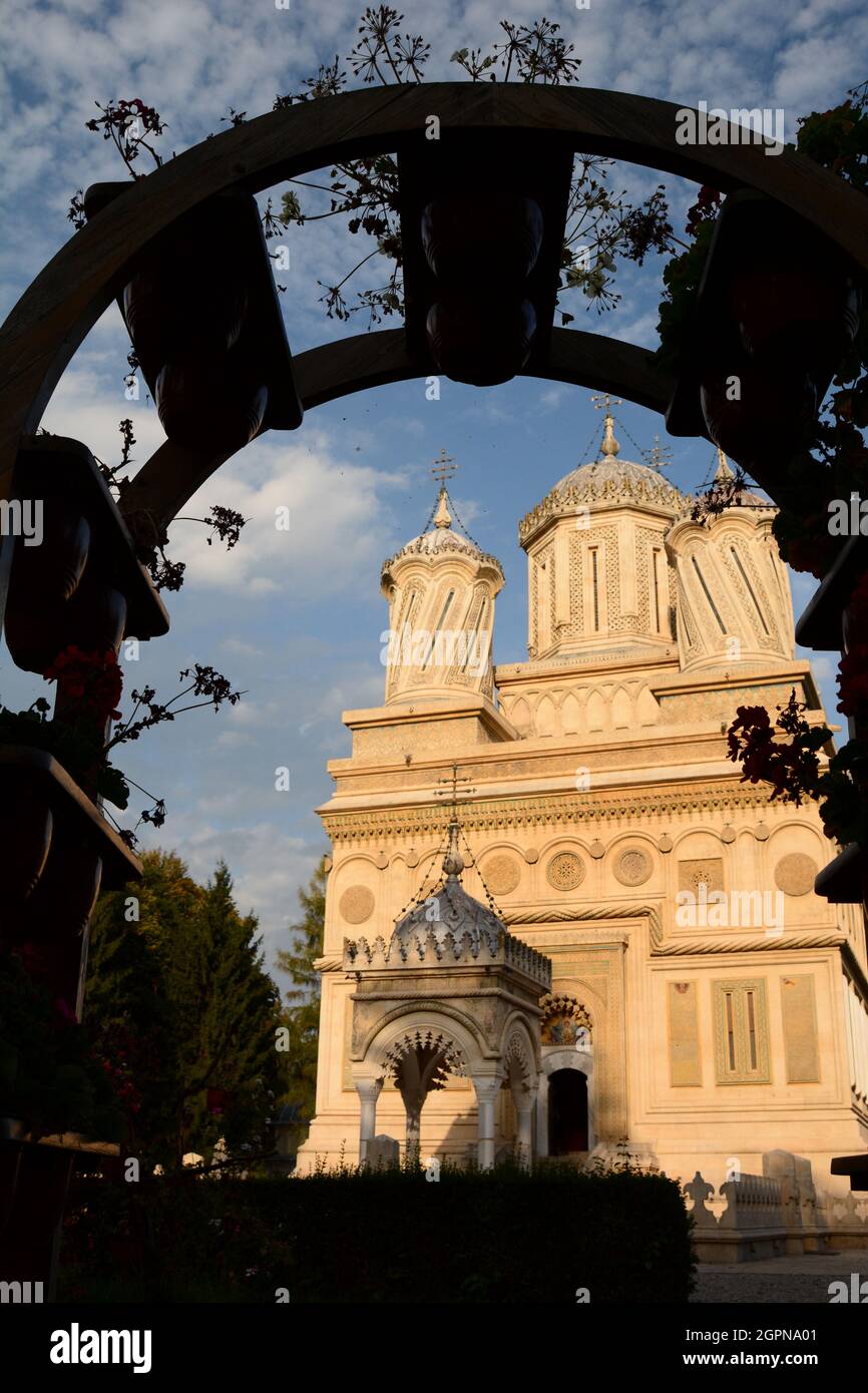 Monastery of Curtea de Arges. Wallachia. Romania Stock Photo