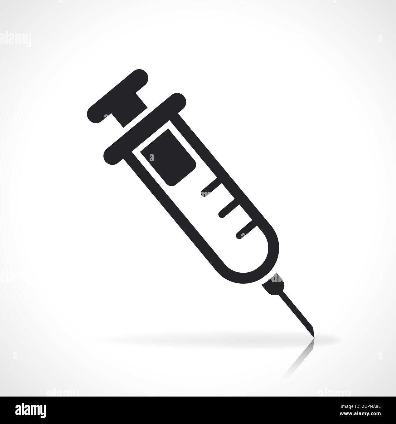 Syringe vaccination icon isolated design Stock Vector